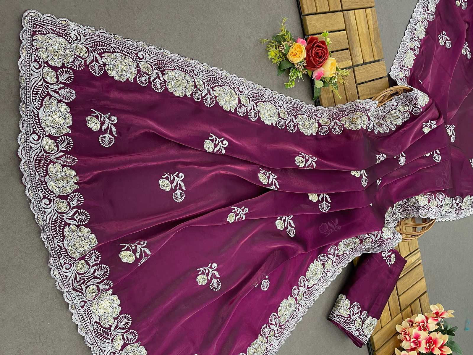 DDH 110 Zimmy Choo Silk Party Wear Sarees Wholesale Shop In Surat